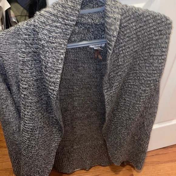 Dynamite  grey ribbed open cardigan S - Picture 5 of 12